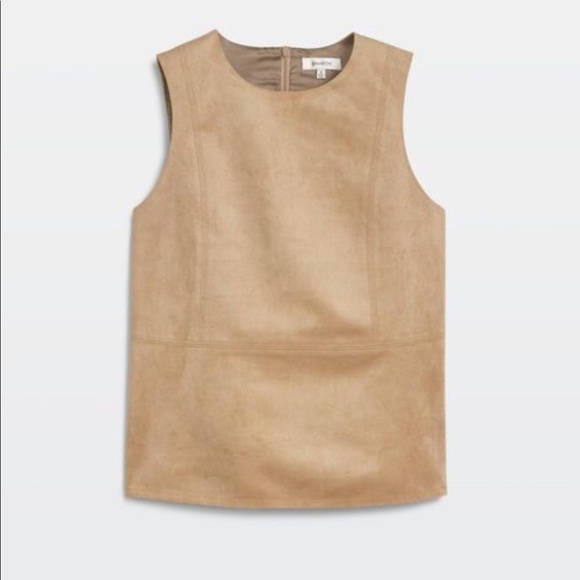 🖤🖤Babaton Faux Suede Rolando Blouse - Picture 1 of 6